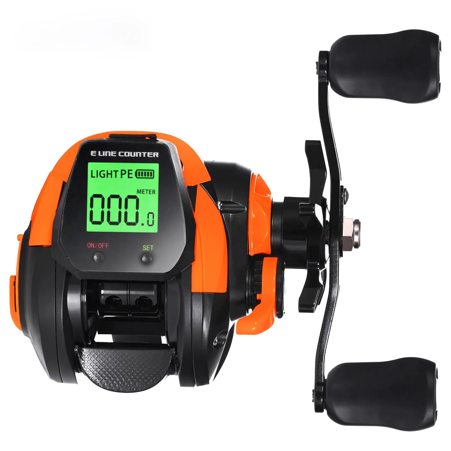 SAMOLLA Large Screen Digital Water Depth Fishing Reel