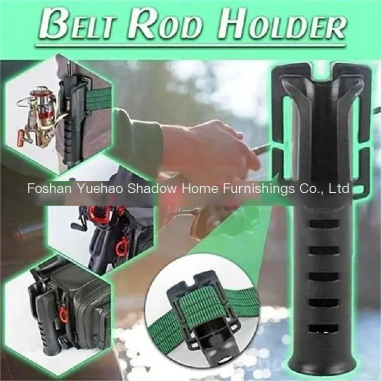 Fishing Rod Inserter and Portable Waist Support Holder